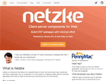 Tablet Screenshot of netzke.org