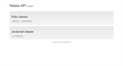 Desktop Screenshot of api.netzke.org
