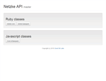 Tablet Screenshot of api.netzke.org